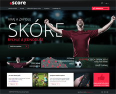 Reference gScore.eu - realizace webového portálu a mobilní aplikace pro turnaje ve fotbal golfu