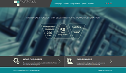 Reference Energas - logo, tvorba webu a realizace marketingových materiálů