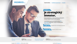 Reference Medireco a.s. - startegický investor, který se specializuje na řízení společností poskytujících zdravotní služby na území České republiky