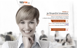 Reference TESFIN a.s. - finanční investor, který se specializuje na investice v oblasti zdravotnictví na území České republiky